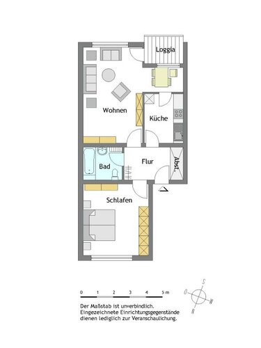Zentral gelegene 2-Zimmer-Wohnung in Mülheim-Stadtmitte - WBS erforderlich - Foto 1
