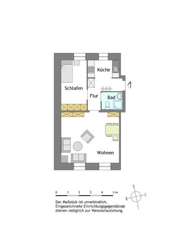1-Zimmer-Wohnung in Mülheim-Stadtmitte - Foto 2