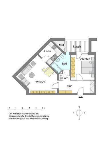 WBS erforderlich - 2-Zimmer-Wohnung in Mülheim-Saarn - Photo 2
