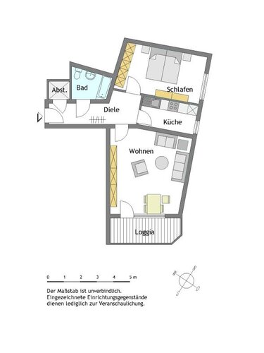 2-Zimmer-Wohnung in Mülheim-Dümpten - Photo 2