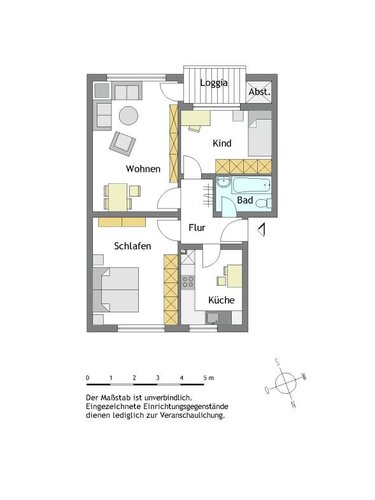Modernisierte 3-Zimmer-Wohnung in Mülheim-Saarn - Photo 1