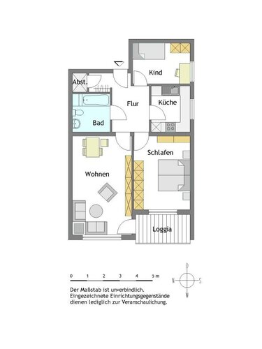 Gut aufgeteilte 3-Zimmer-Wohnung in Mülheim-Styrum mit Balkon und Aufzug - Foto 1