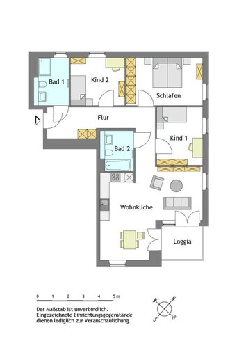 attraktive 4-Zimmer-Wohnung in Mülheim-Winkhausen mit WBS B - Photo 2