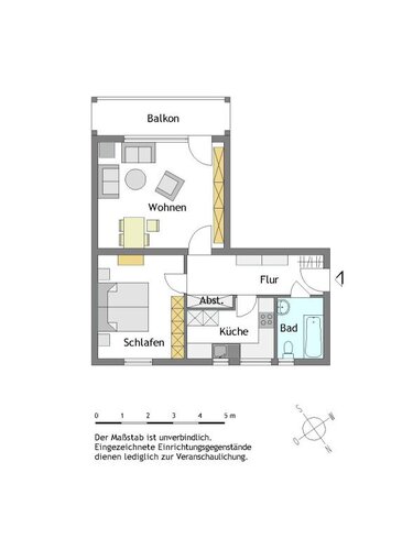 WBS erforderlich - 2-Zimmer-Wohnung in Mülheim-Saarn - Photo 1
