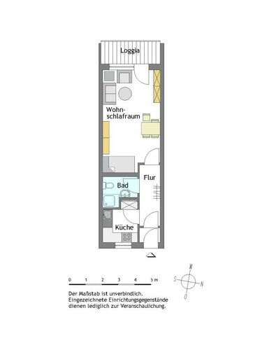 1-Zimmer-Wohnung in Mülheim-Heißen - Foto 1