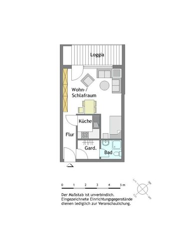Ruhige Single-Wohnung im Mehrfamilienhaus – Stadtnah & mit Aufzug in Mülheim-Stadtmitte - WBS erforderlich - Foto 1