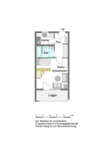 modernisierte 1-Zimmer-Wohnung in Mülheim-Stadtmitte - Foto 2