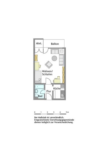 1-Zimmer-Wohnung in Mülheim-Saarn - Photo 1