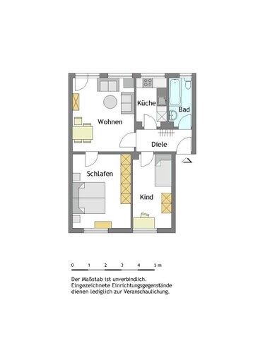 Modernisierte 3-Zimmer-Wohnung in Mülheim-Winkhausen - Foto 2