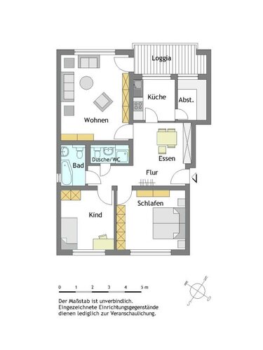 3-Zimmer-Wohnung in Mülheim-Saarn - Photo 1