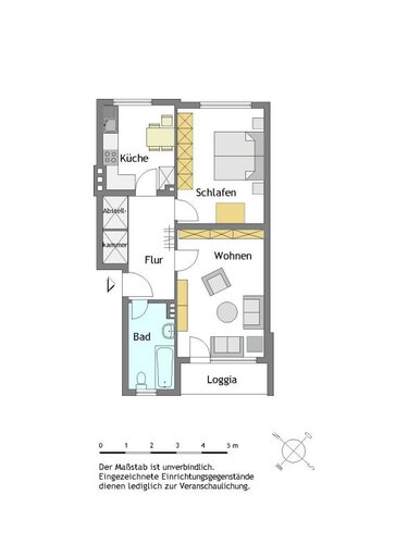 Moderne 2-Zimmer-Wohnung in Mülheim-Saarn - Photo 1
