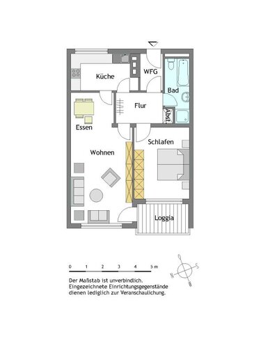 Geräumige 2-Zimmer-Wohnung in Mülheim-Styrum - Foto 1