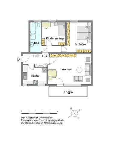 WBS erforderlich - 3-Zimmer-Wohnung in Mülheim-Saarn - Foto 1