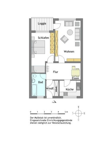 2-Zimmer-Wohnung in Mülheim-Heißen - Foto 2