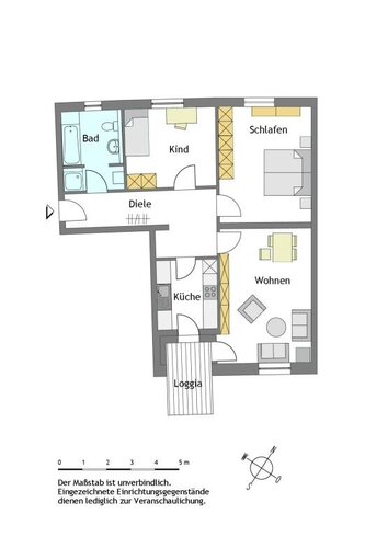 Helle 3-Zimmer-Wohnung mit Balkon, Aufzug & familienfreundlicher Lage – Nähe Hauptbahnhof - Photo 1