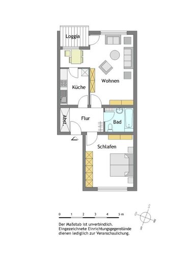 WBS erforderlich!!!! 2-Zimmer-Wohnung in Mülheim-Stadtmitte - Foto 1