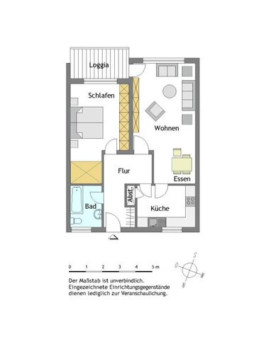 Zentral gelegene 2-Zimmer-Wohnung in Mülheim-Winkhausen - Foto 1
