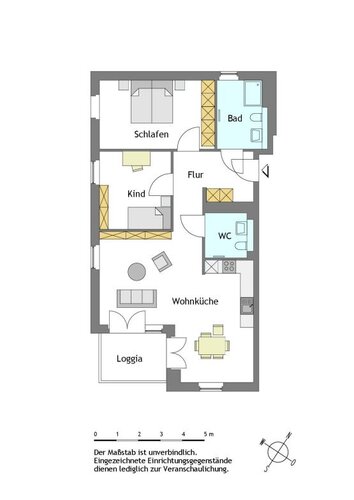 3-Zimmer-Wohnung in Mülheim-Winkhausen - Photo 2