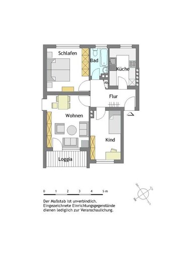 3-Zimmer-Wohnung in Mülheim-Saarn - Foto 1