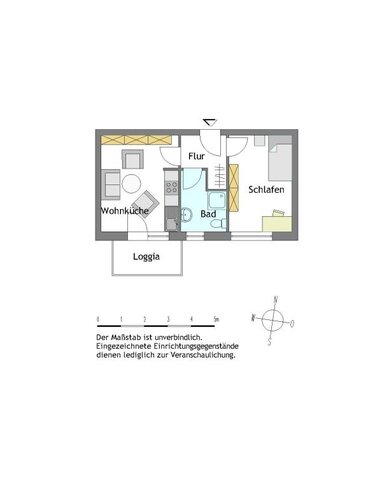 2-Zimmer-Wohnung in Mülheim-Stadtmitte mit Wohnberechtigungsschein - Foto 1