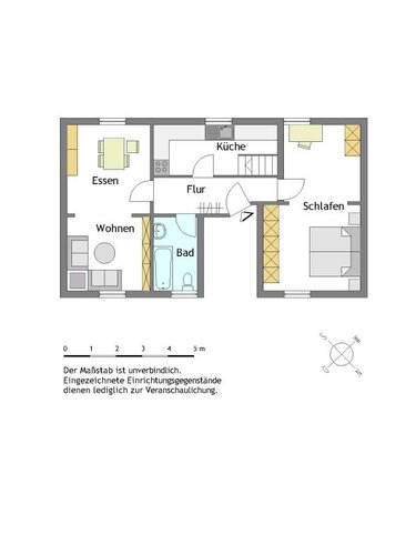 WBS erforderlich - 2-Zimmer-Wohnung in Mülheim-Saarn - Photo 2