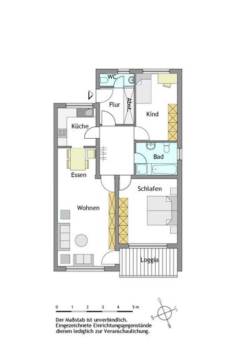 Geräumige 3-Zimmer-Wohnung in Mülheim-Styrum - Photo 1