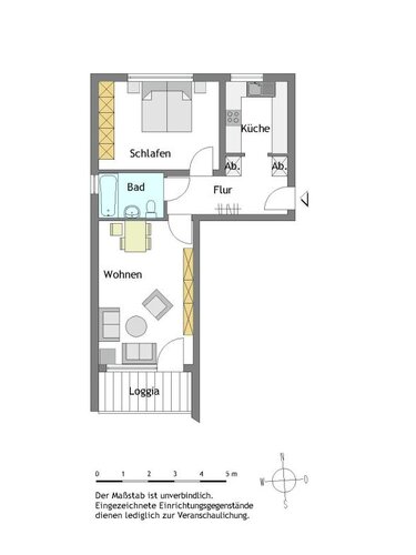 seniorengerechte 2-Zimmer-Wohnung in Mülheim-Stadtmitte mit WBS - Photo 2