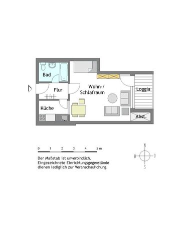 Modernisierte 1-Zimmer-Wohnung in Mülheim-Broich - Foto 1