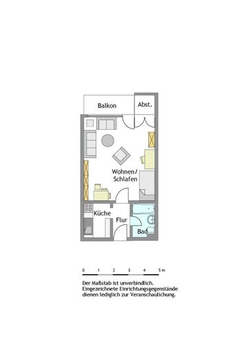 1-Zimmer-Wohnung in Mülheim-Saarn - Photo 1