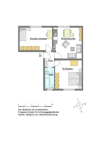 Modernisierte 3-Zimmer-Wohnung in Mülheim-Styrum - Photo 1