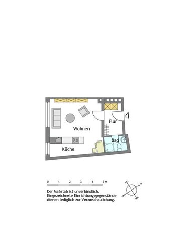Zentral gelegen - gemütliche 1-Zimmer-Wohnung in Mülheim-Stadtmitte - Foto 1