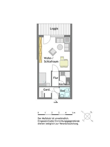 Seniorengerechte 1-Zimmer-Wohnung in Mülheim-Stadtmitte - WBS erforderlich - Photo 1